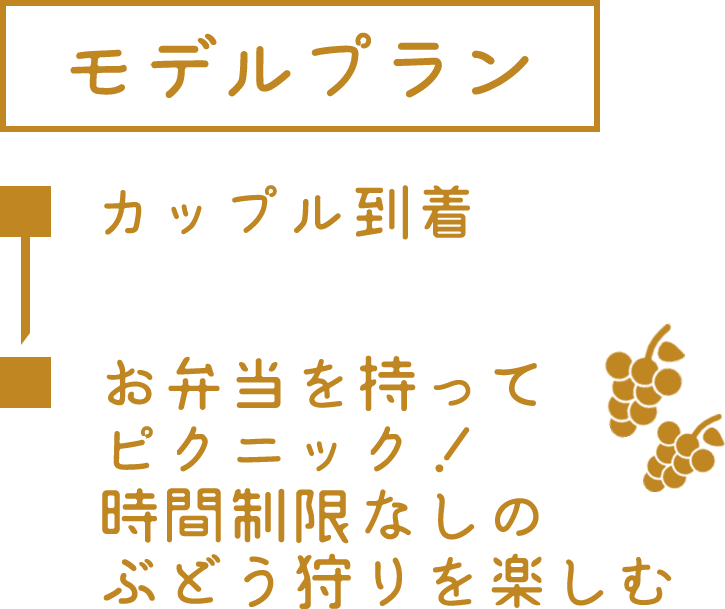 カップルで楽しむモデルコース